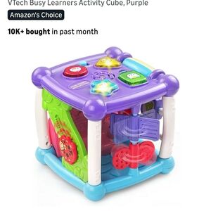 VTech Interactive Learning Cube, Purple